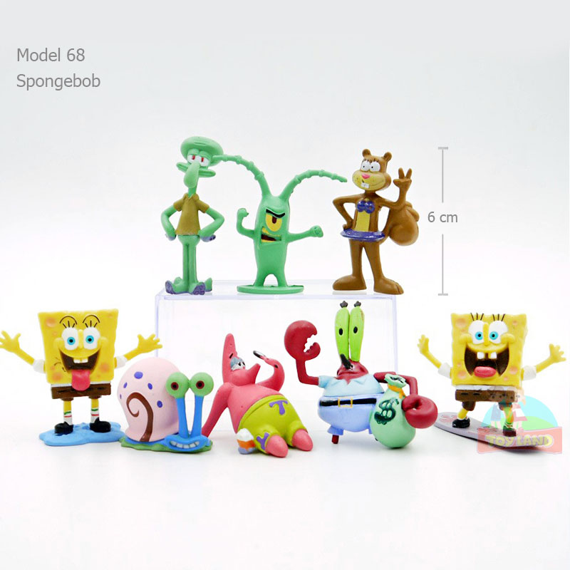 Action Figure Set - Model 68 :  Spongebob